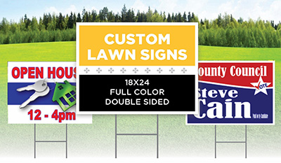 Coroplast Lawn Signs